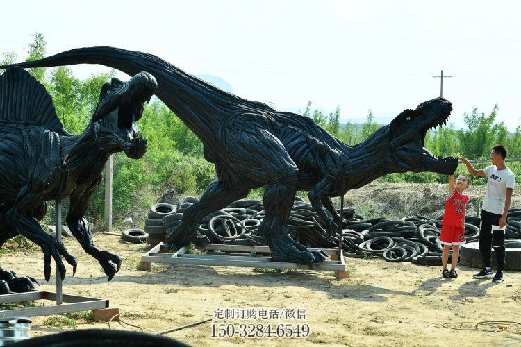 轮胎恐龙雕塑精选,美陈雕塑,大型轮胎恐龙雕塑通用 轮胎恐龙雕塑精选,美陈雕塑,大型轮胎恐龙雕塑通用